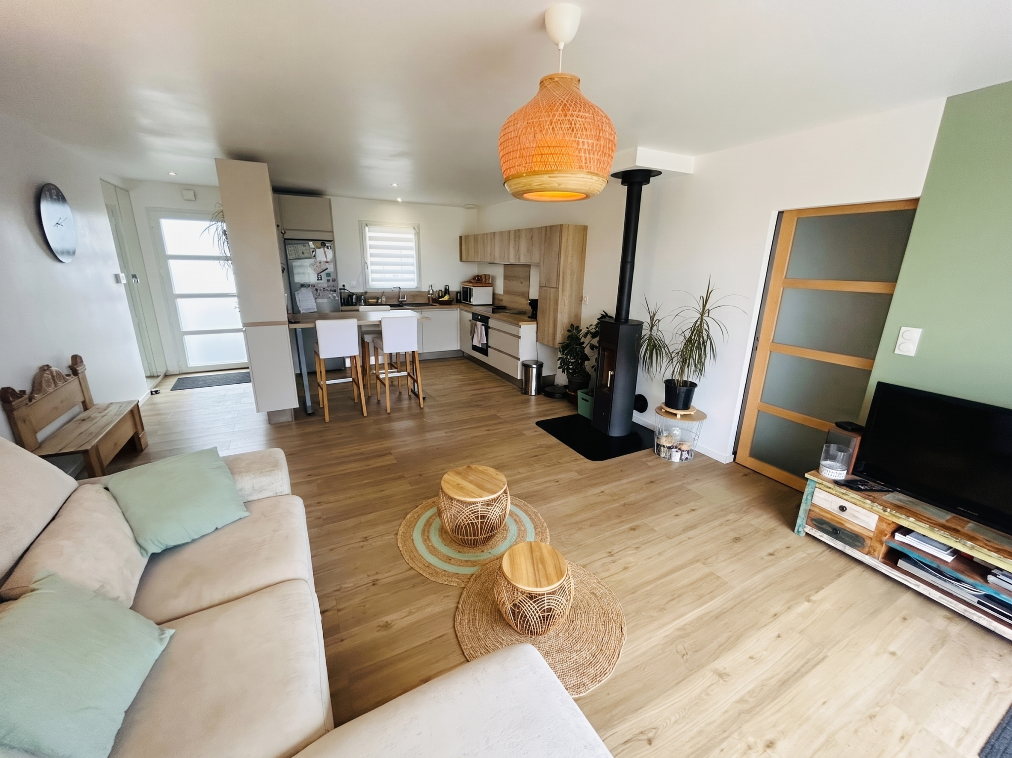 Maison plain-pied 2022 avec garage et jardin à la Chapelle Basse Mer